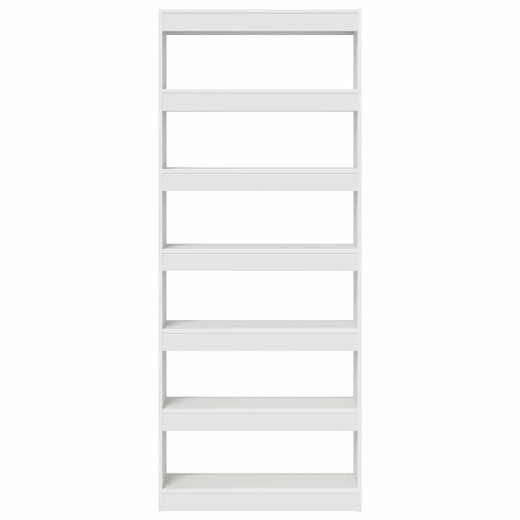 Estante Branco 80 x 30 x 198 cm Madeira processada