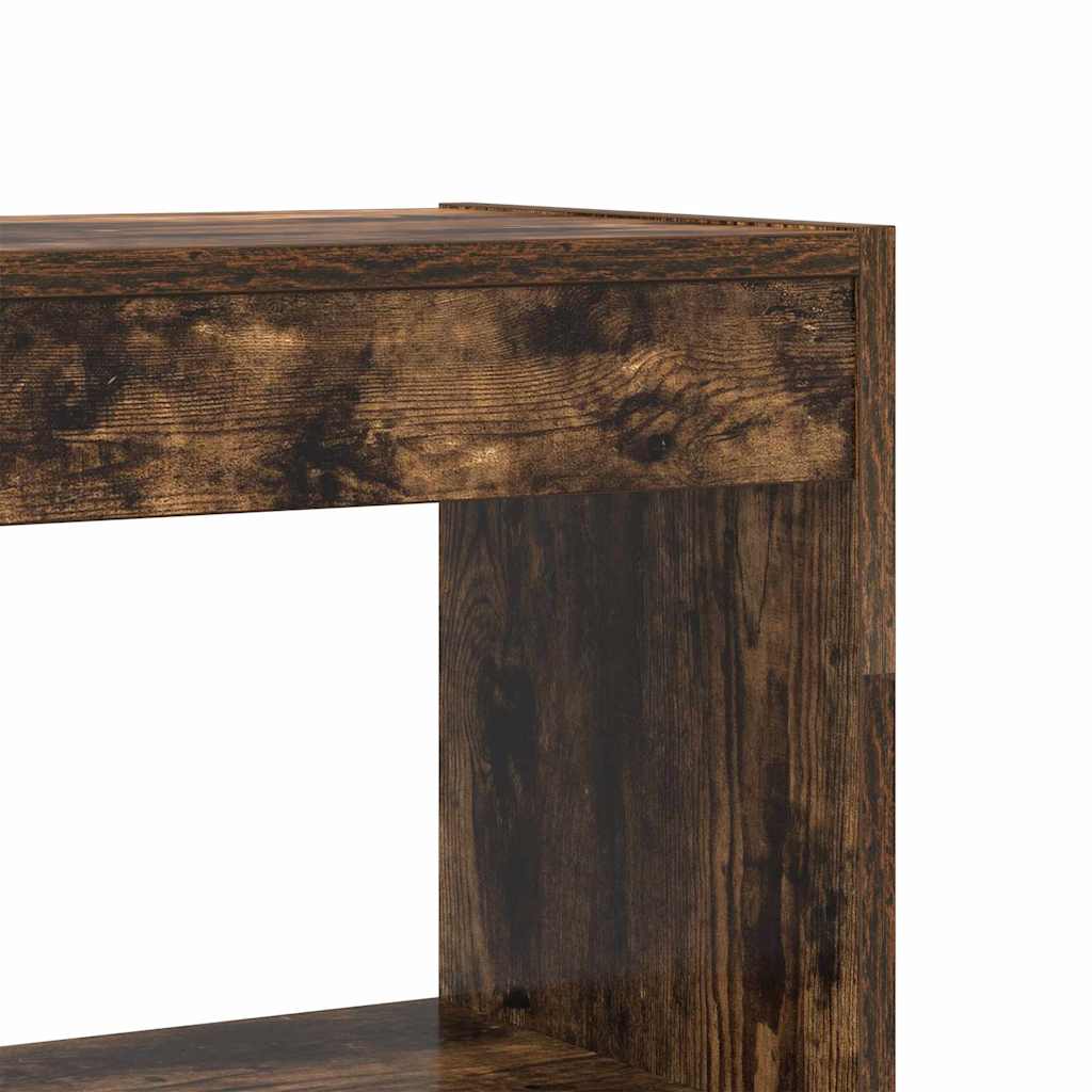 Estante Carvalho fumado 80 x 30 x 198 cm Madeira processada