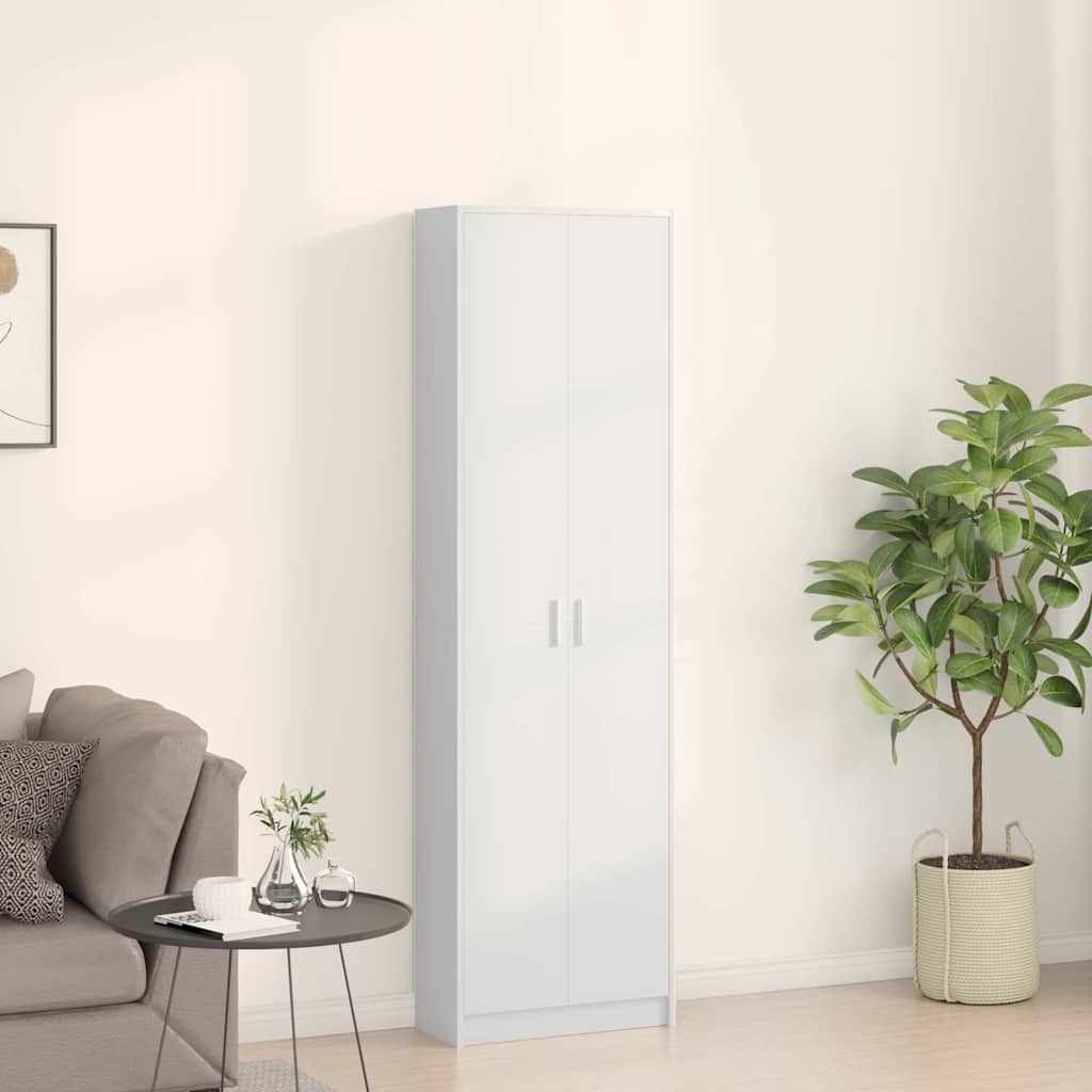 Guarda-roupa Branco 55 x 25 x 189 cm Madeira processada