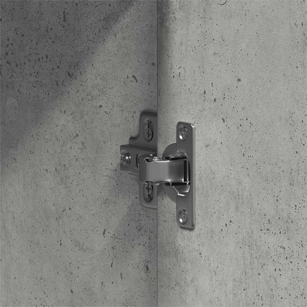 Guarda-roupa com prateleira Cinzento cimento 55 x 25 x 189 cm