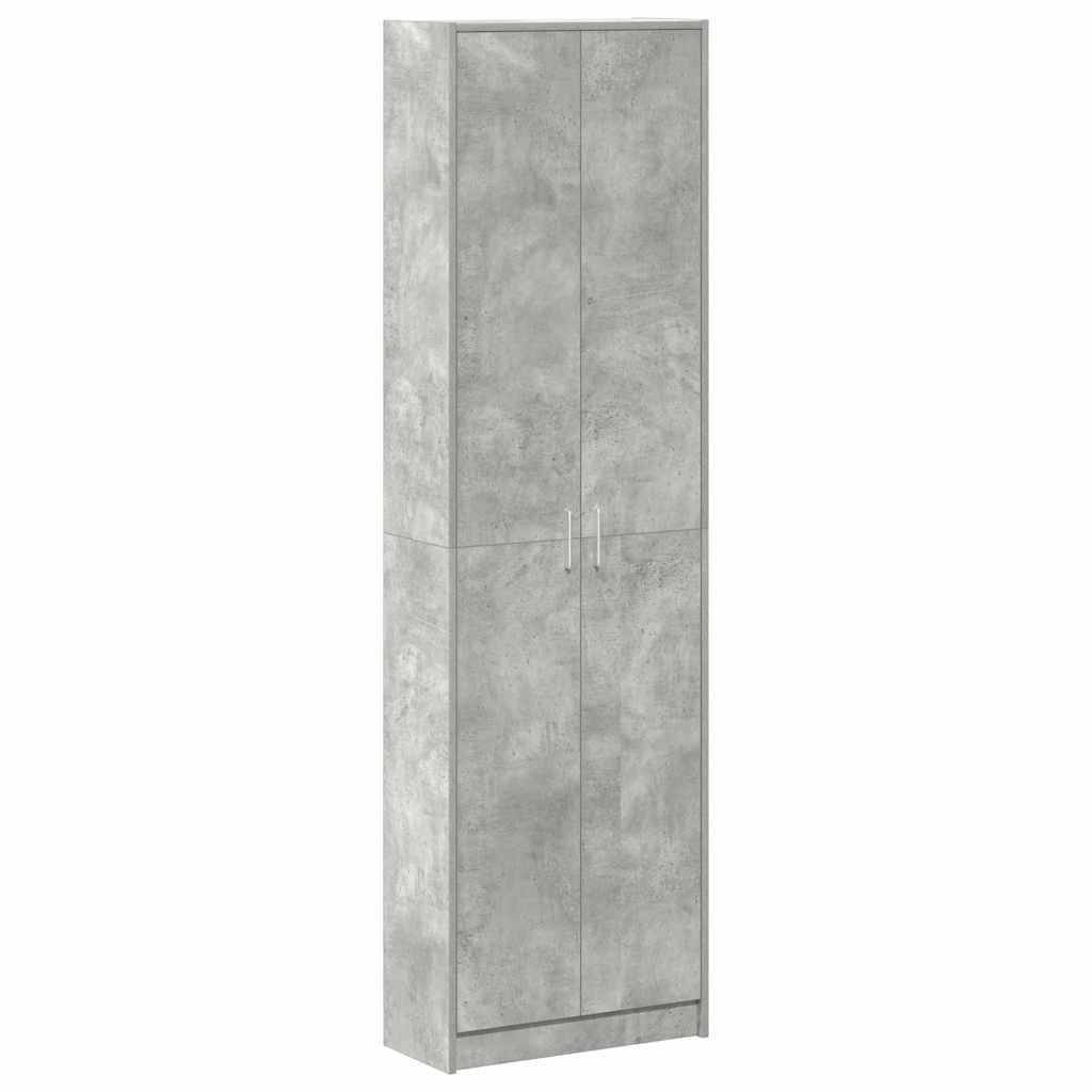 Guarda-roupa com prateleira Cinzento cimento 55 x 25 x 189 cm