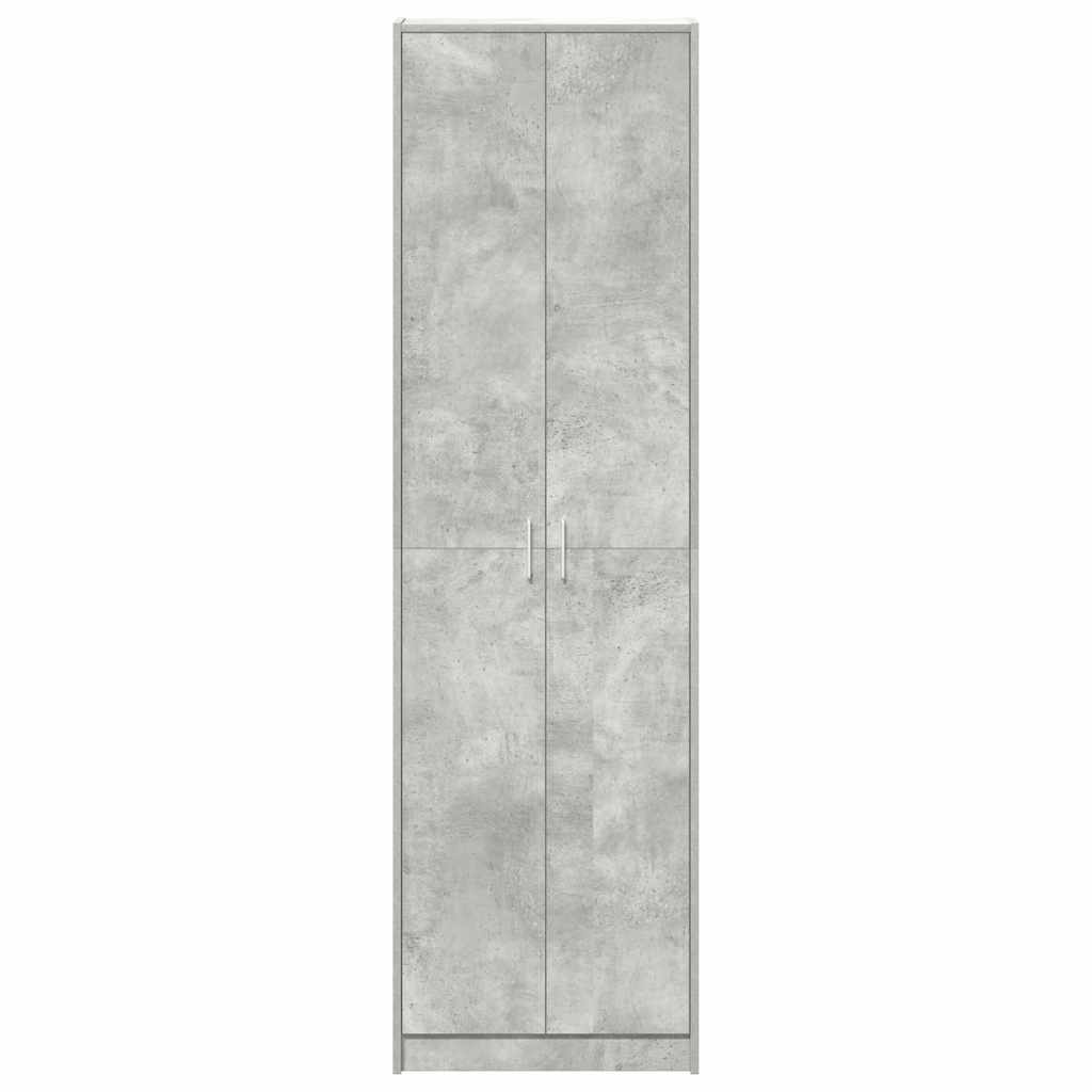 Guarda-roupa com prateleira Cinzento cimento 55 x 25 x 189 cm