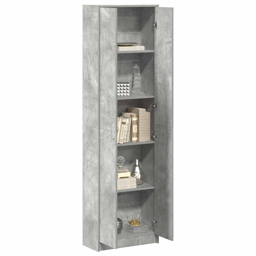Guarda-roupa com prateleira Cinzento cimento 55 x 25 x 189 cm