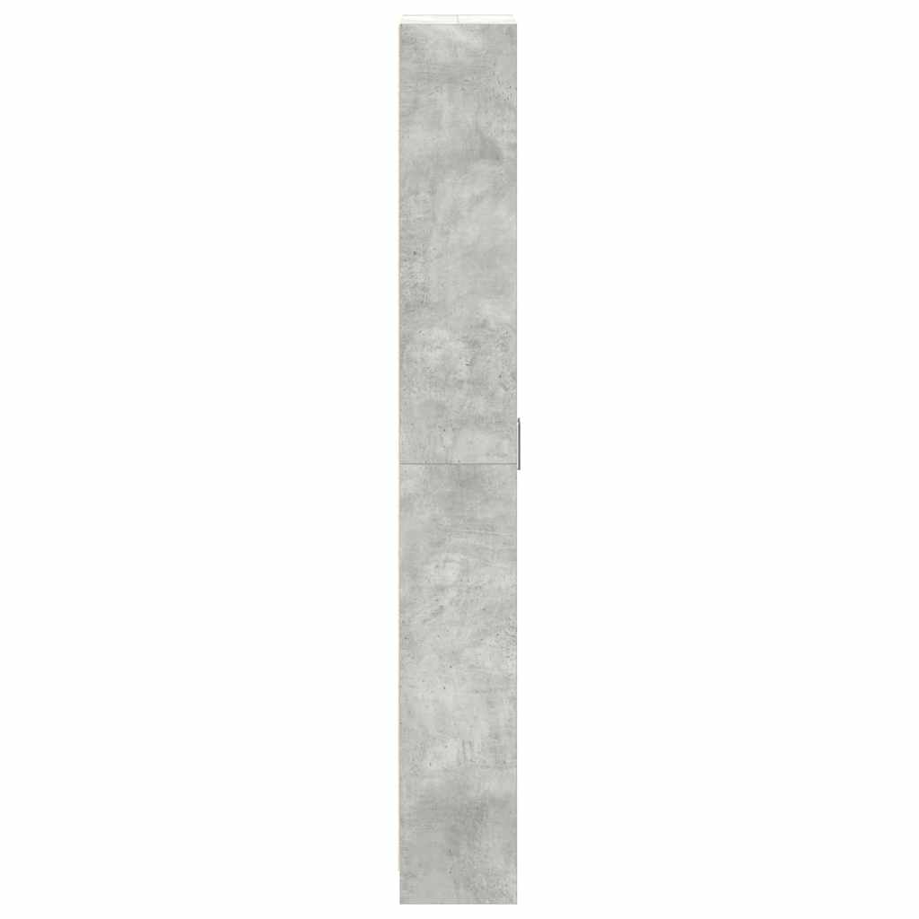 Guarda-roupa com prateleira Cinzento cimento 55 x 25 x 189 cm