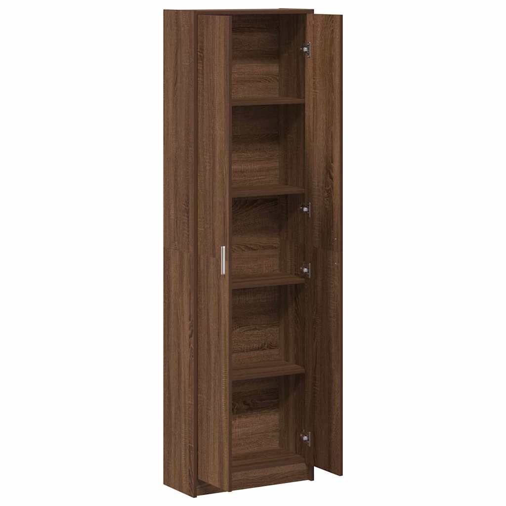 Guarda-roupa com prateleira Carvalho castanho 55 x 25 x 189 cm
