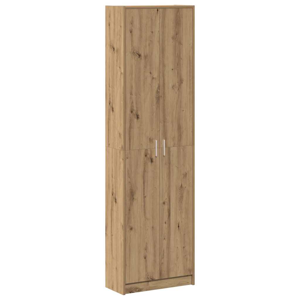 Guarda-roupa com prateleira carvalho artisiano 55 x 25 x 189 cm
