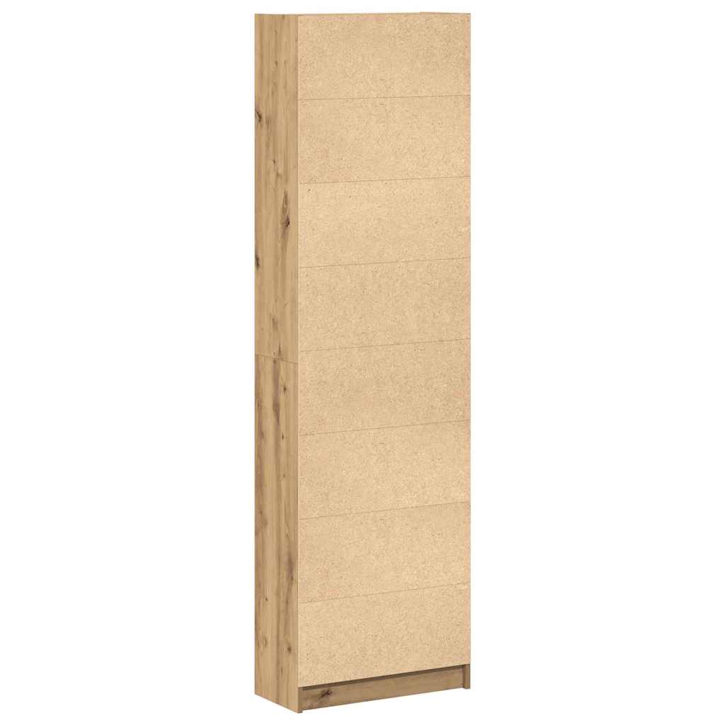 Guarda-roupa com prateleira carvalho artisiano 55 x 25 x 189 cm