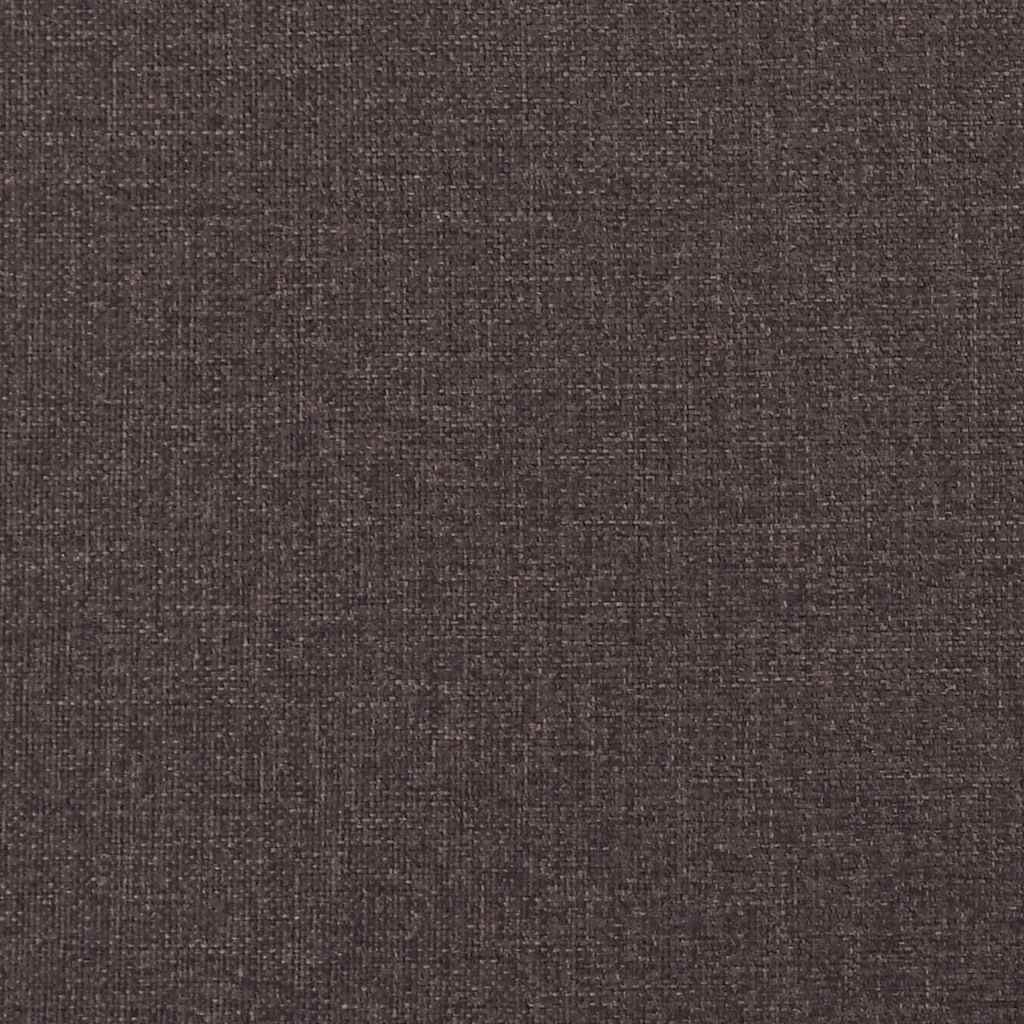 Sofá cama single Castanho escuro 90 x 165 x 87 cm tecido