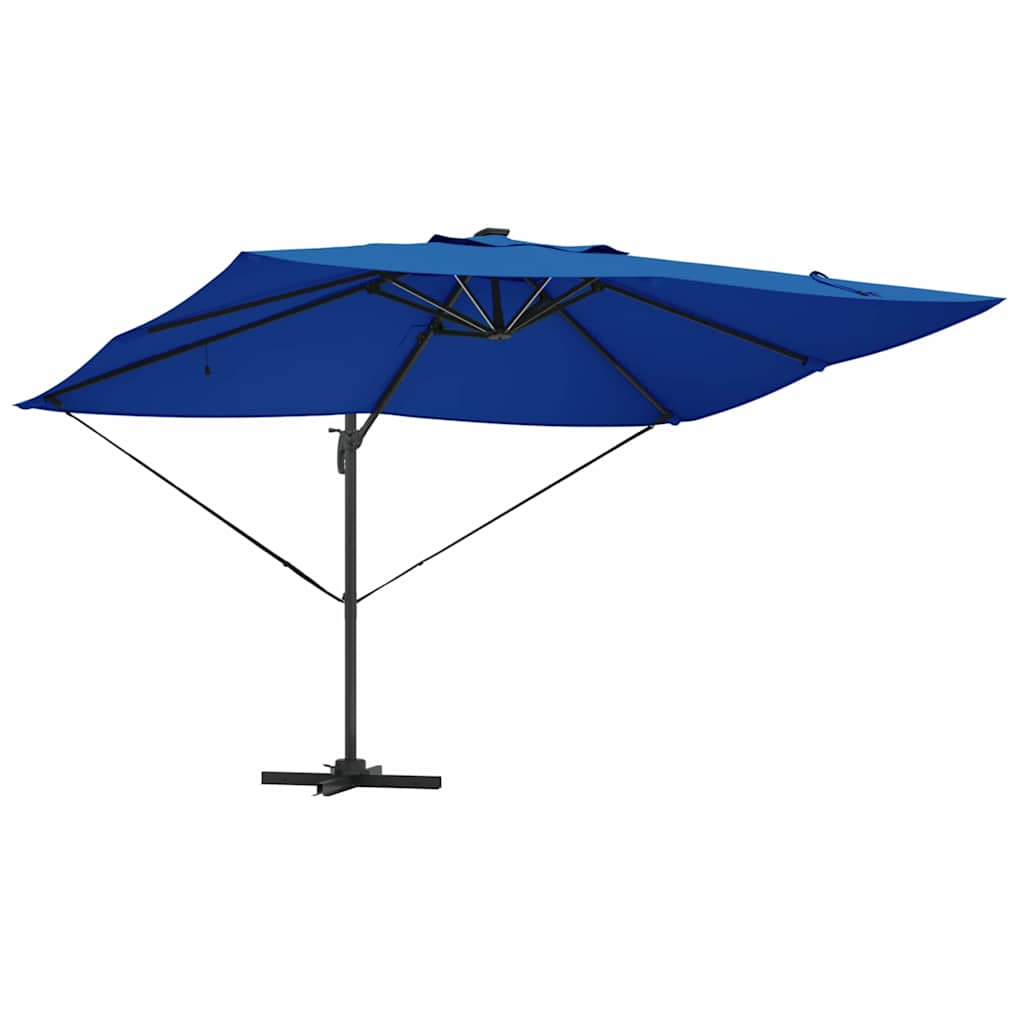 Guarda-sol Roma de Braço Articulado Manual Azul e Preto