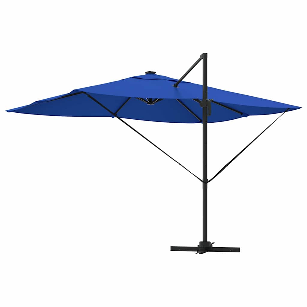 Guarda-sol Roma de Braço Articulado Manual Azul e Preto