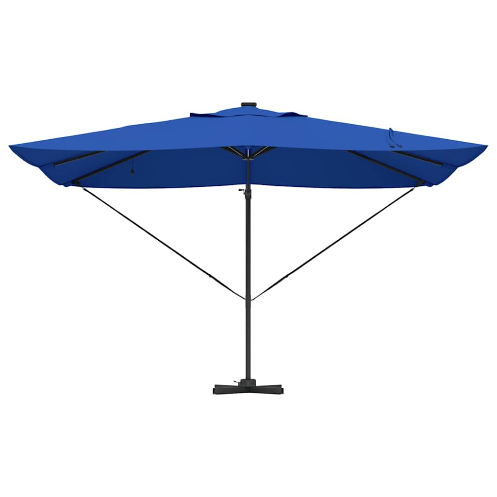 Guarda-sol Roma de Braço Articulado Manual Azul e Preto