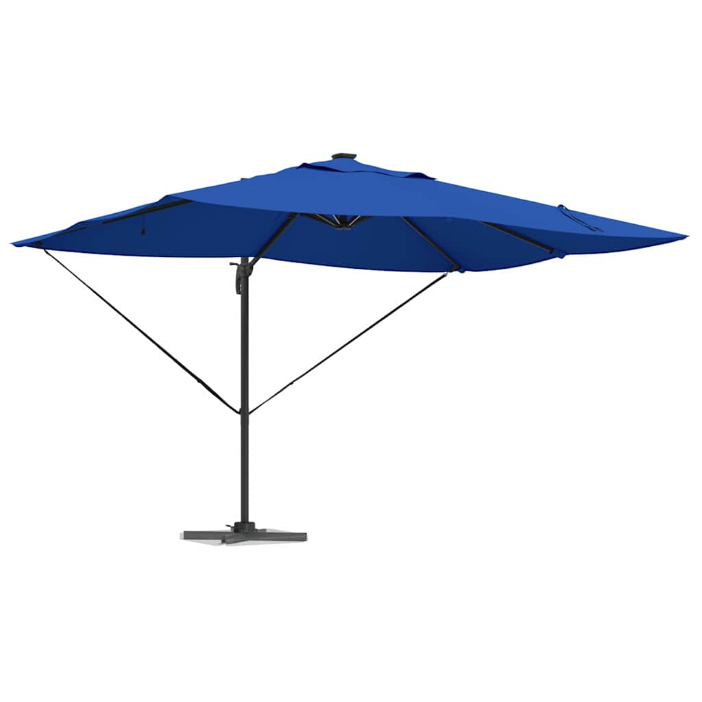 Guarda-sol Roma de Braço Articulado Manual Azul e Preto