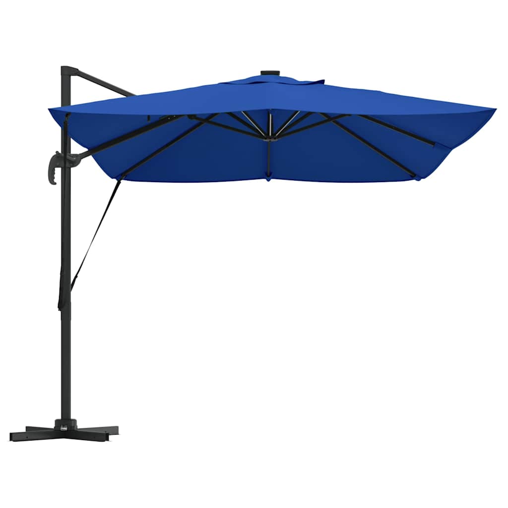 Guarda-sol Roma de Braço Articulado Manual Azul e Preto