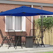 Guarda-sol Roma de Braço Articulado Azul e Preto