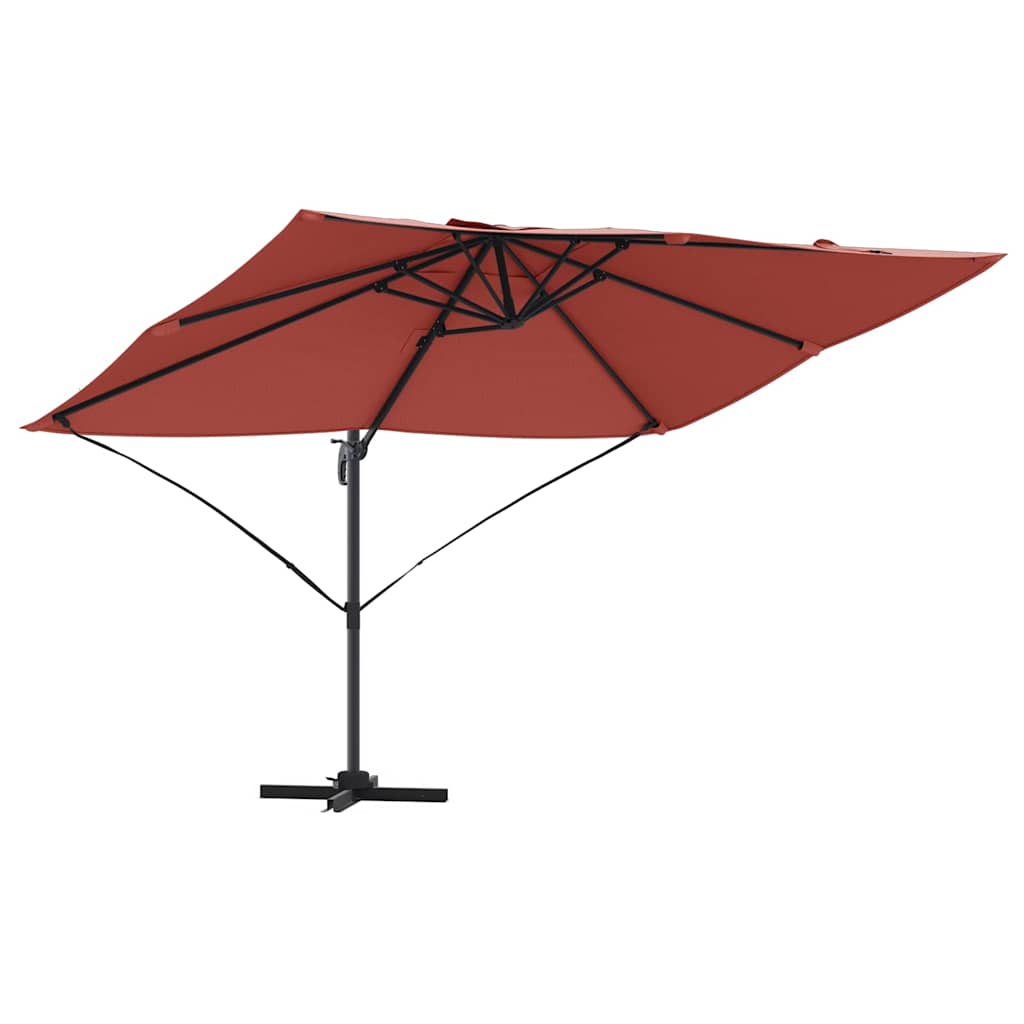 Guarda-sol Roma de Braço Articulado Vermelho e Preto