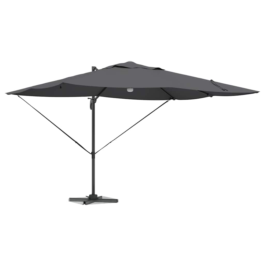 Guarda-sol Roma de Braço Articulado Antracite e Preto