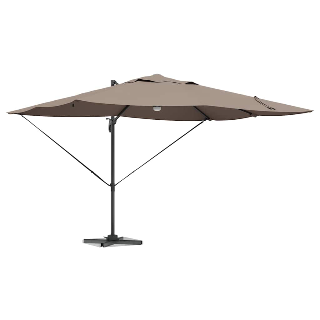 Guarda-sol Roma de Braço Articulado com luzes de tira LED