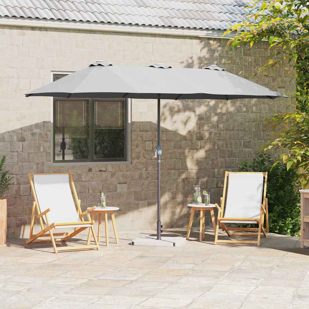Guarda-sol de Jardim Areia 370 x 197 x 239 cm