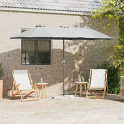 Guarda-sol de Jardim Areia 370 x 197 x 239 cm