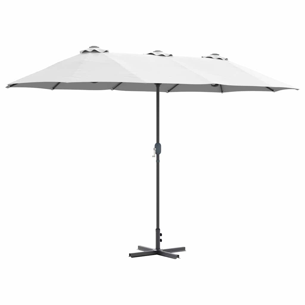 Guarda-sol de Jardim Areia 370 x 197 x 239 cm
