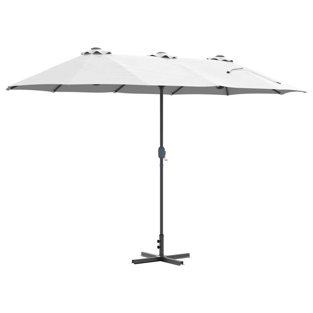 Guarda-sol de Jardim Areia 370 x 197 x 239 cm