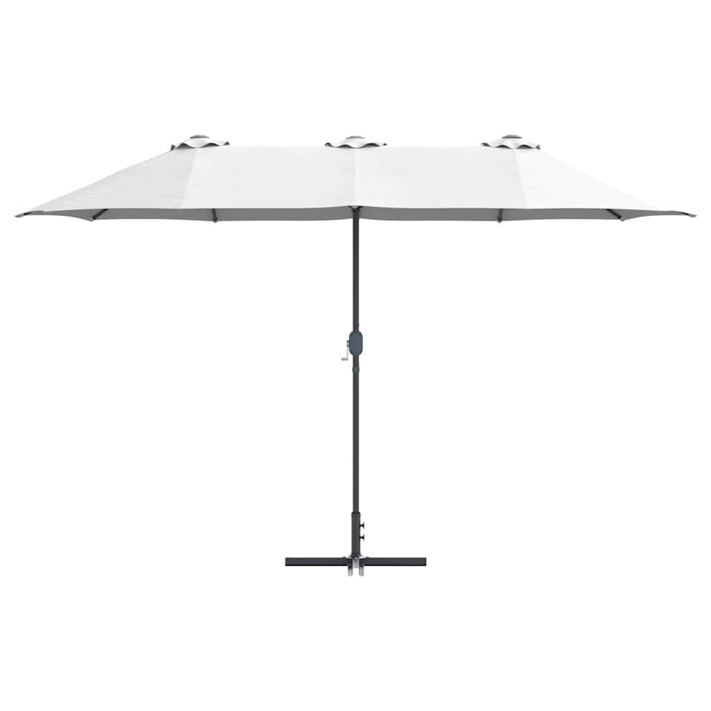 Guarda-sol de Jardim Areia 370 x 197 x 239 cm
