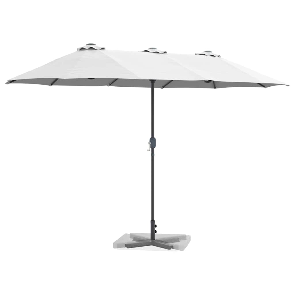 Guarda-sol de Jardim Areia 370 x 197 x 239 cm