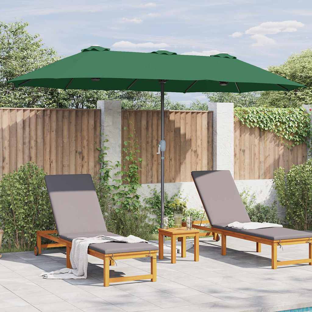 Guarda-sol de Jardim Verde 370 x 197 x 239 cm