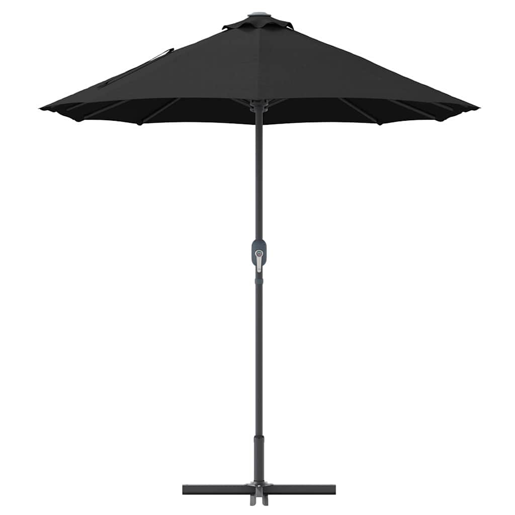 Guarda-sol de Jardim Preto 370 x 197 x 239 cm