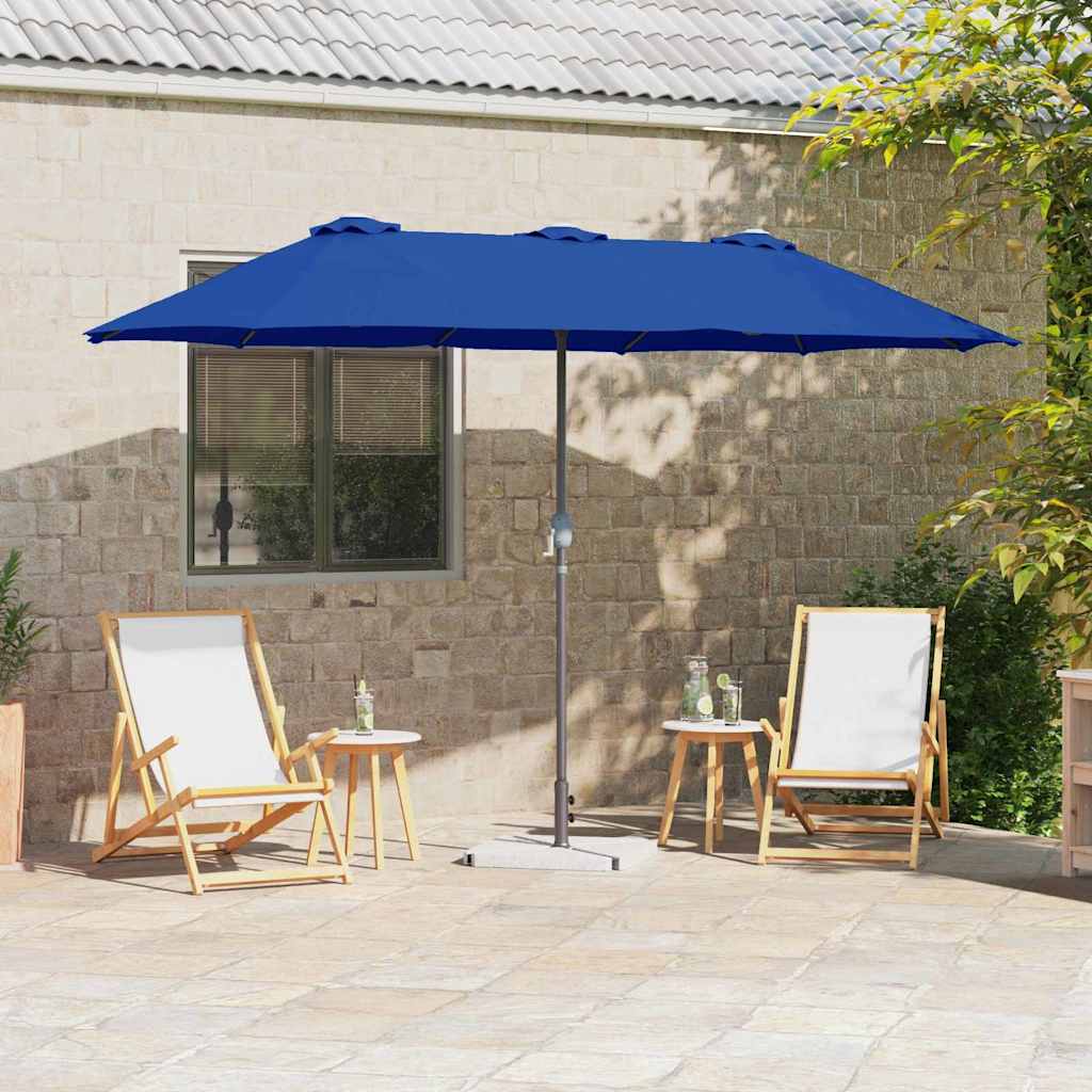 Guarda-sol de Jardim Azul 370 x 197 x 239 cm