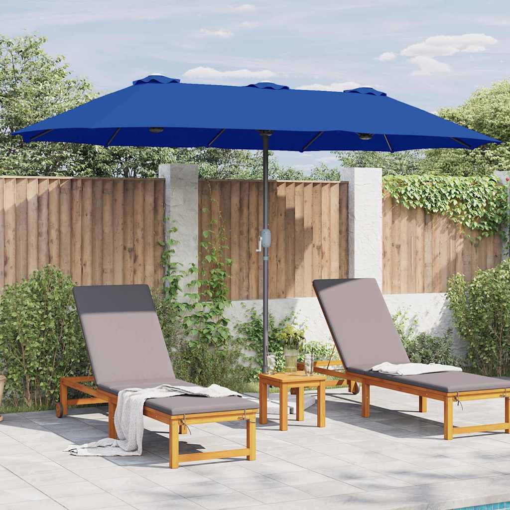 Guarda-sol de Jardim Azul 370 x 197 x 239 cm