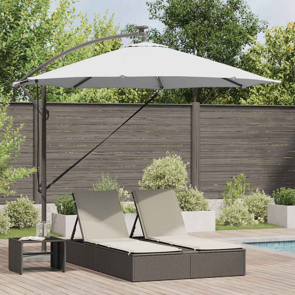 Guarda-sol de Bananeira Cantilever Areia 294 x 294 x 248 cm