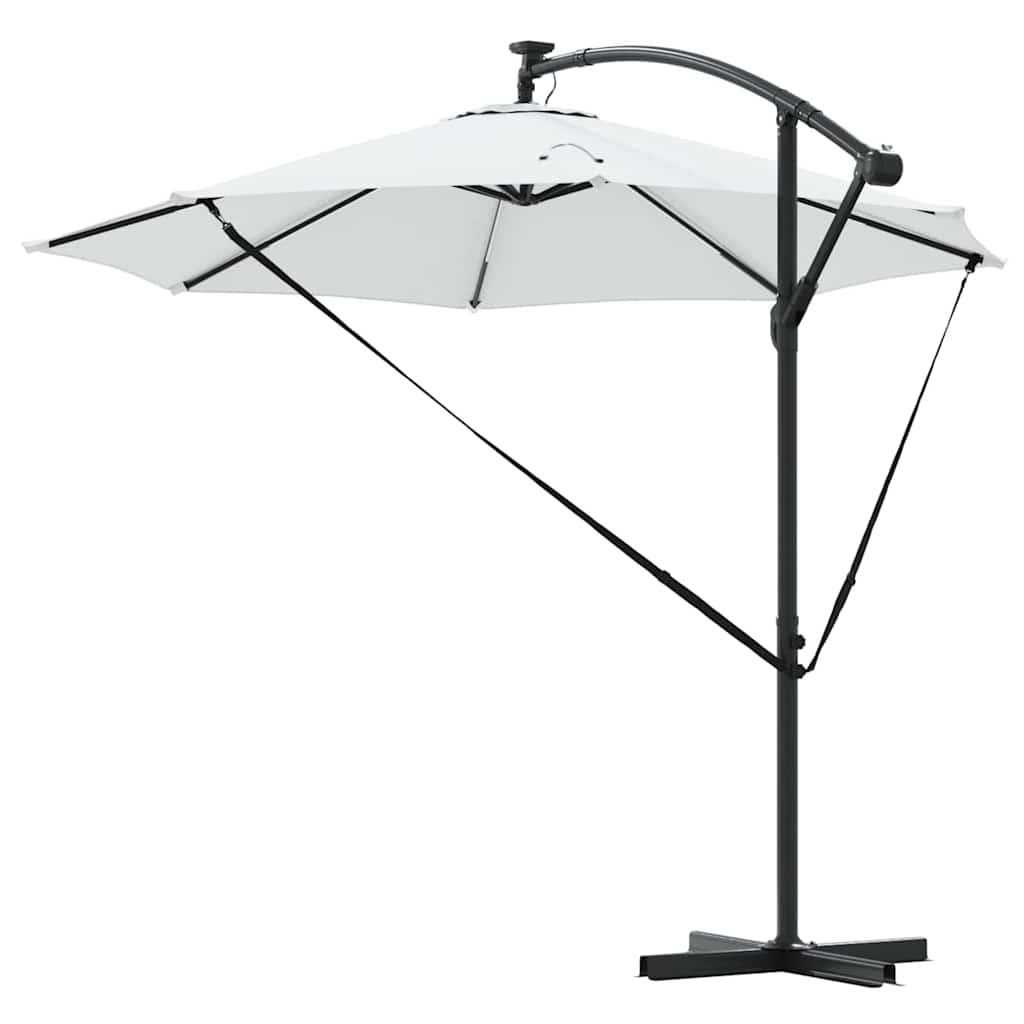 Guarda-sol de Bananeira Cantilever Areia 294 x 294 x 248 cm