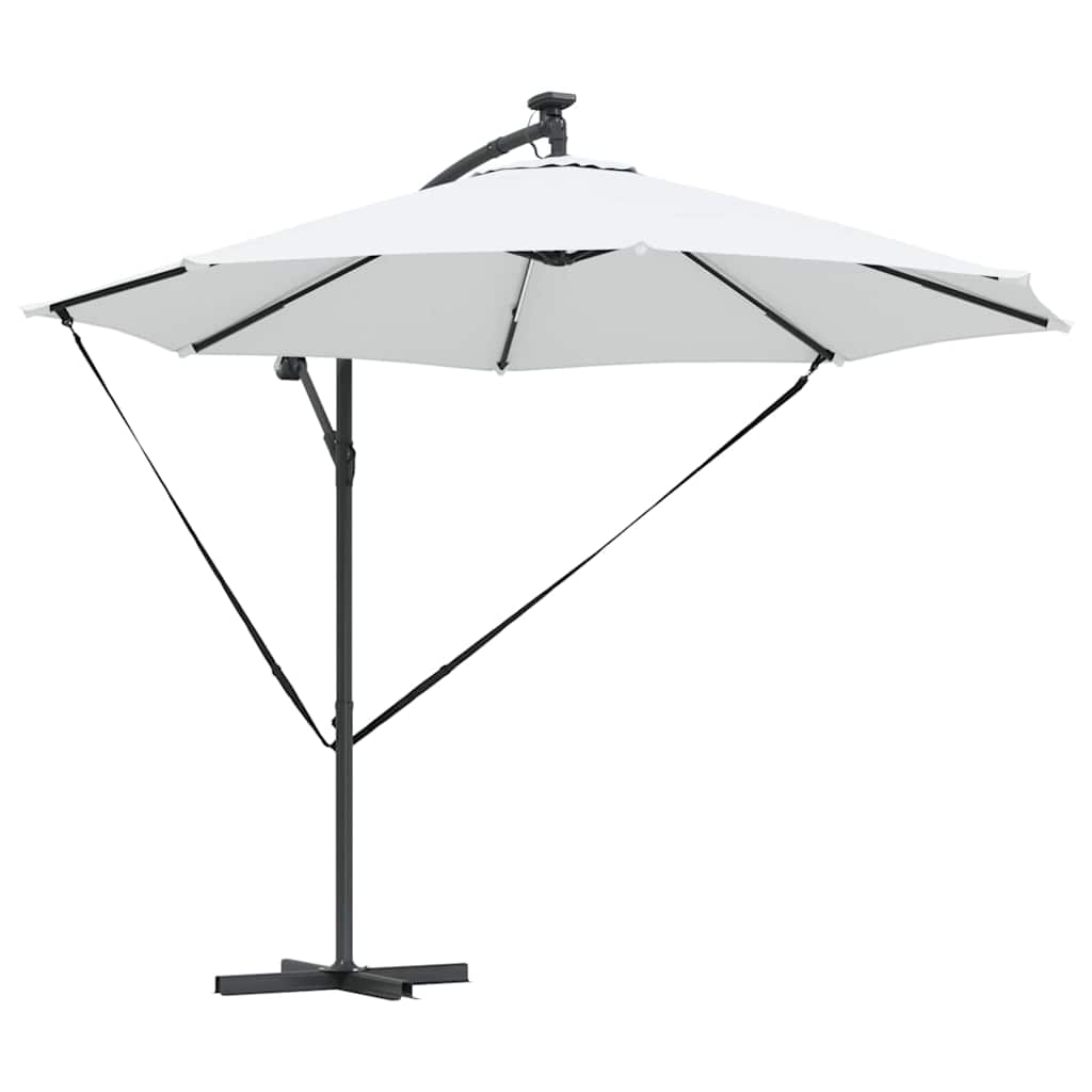 Guarda-sol de Bananeira Cantilever Areia 294 x 294 x 248 cm