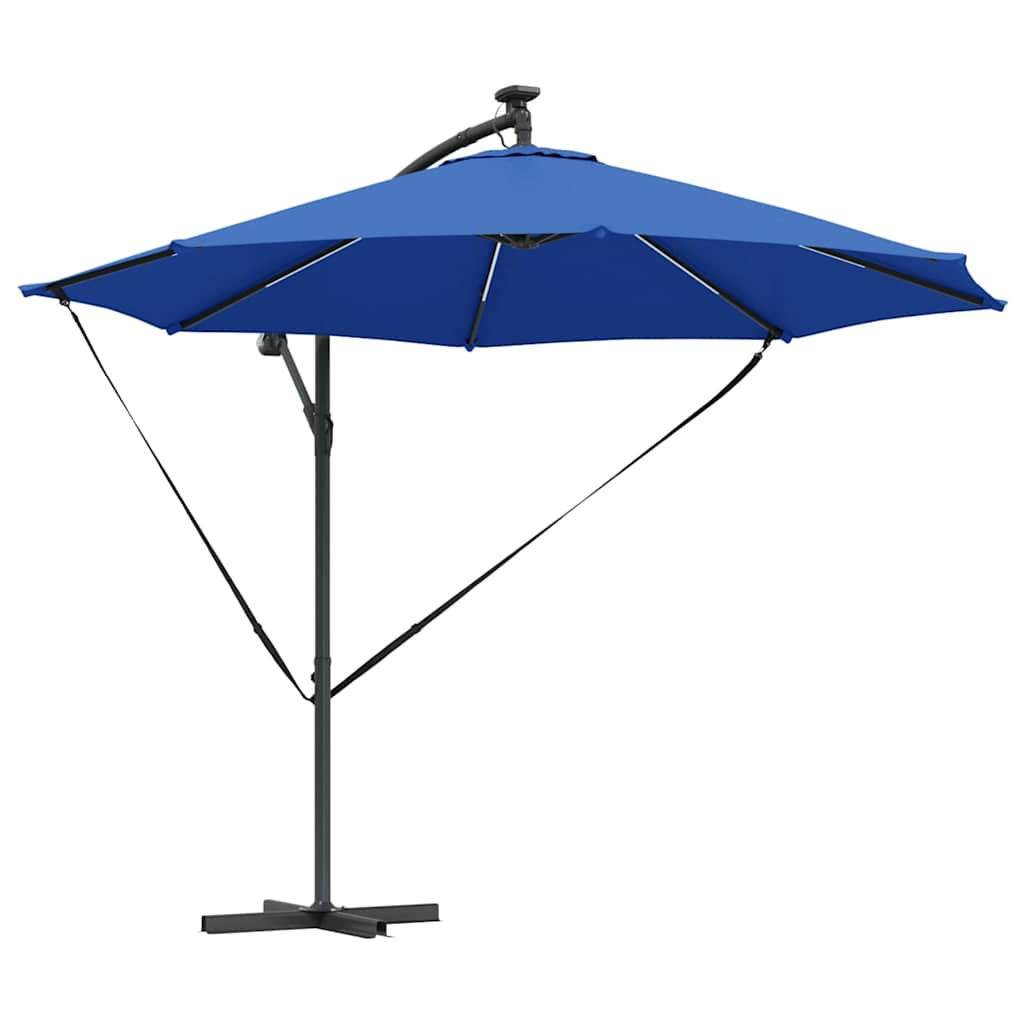 Guarda-sol de Bananeira Cantilever azul ciano