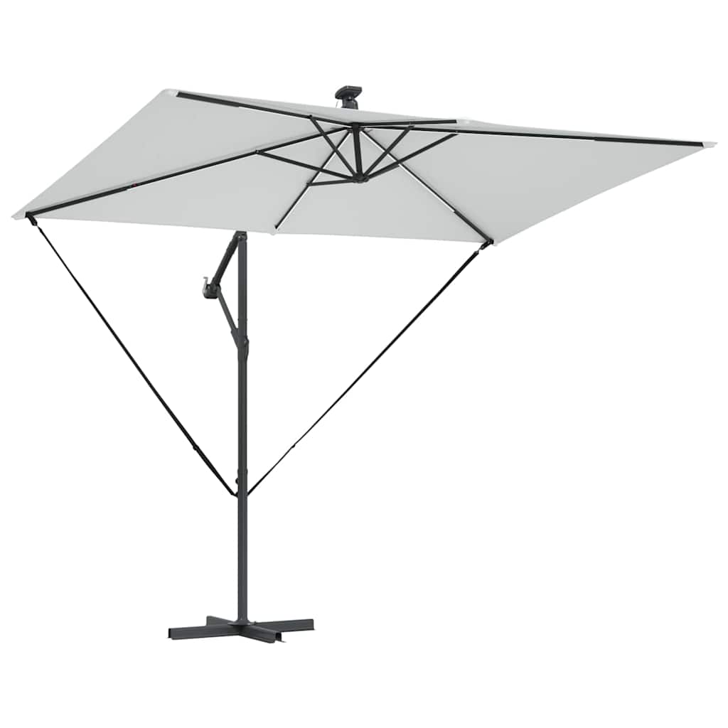 Guarda-sol de Bananeira Cantilever Areia 294 x 200 x 254 cm