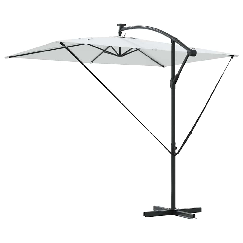 Guarda-sol de Bananeira Cantilever Areia 294 x 200 x 254 cm