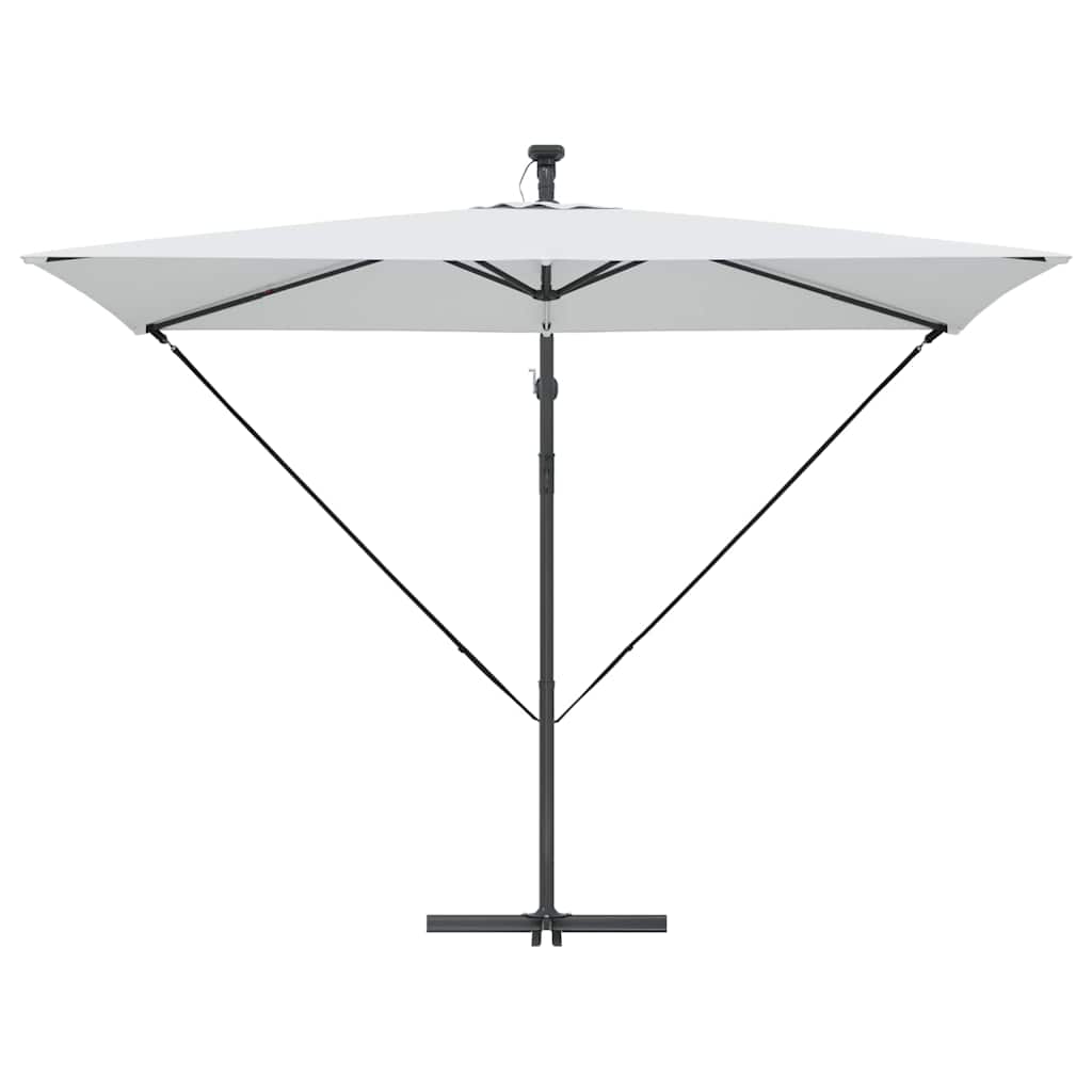 Guarda-sol de Bananeira Cantilever Areia 294 x 200 x 254 cm