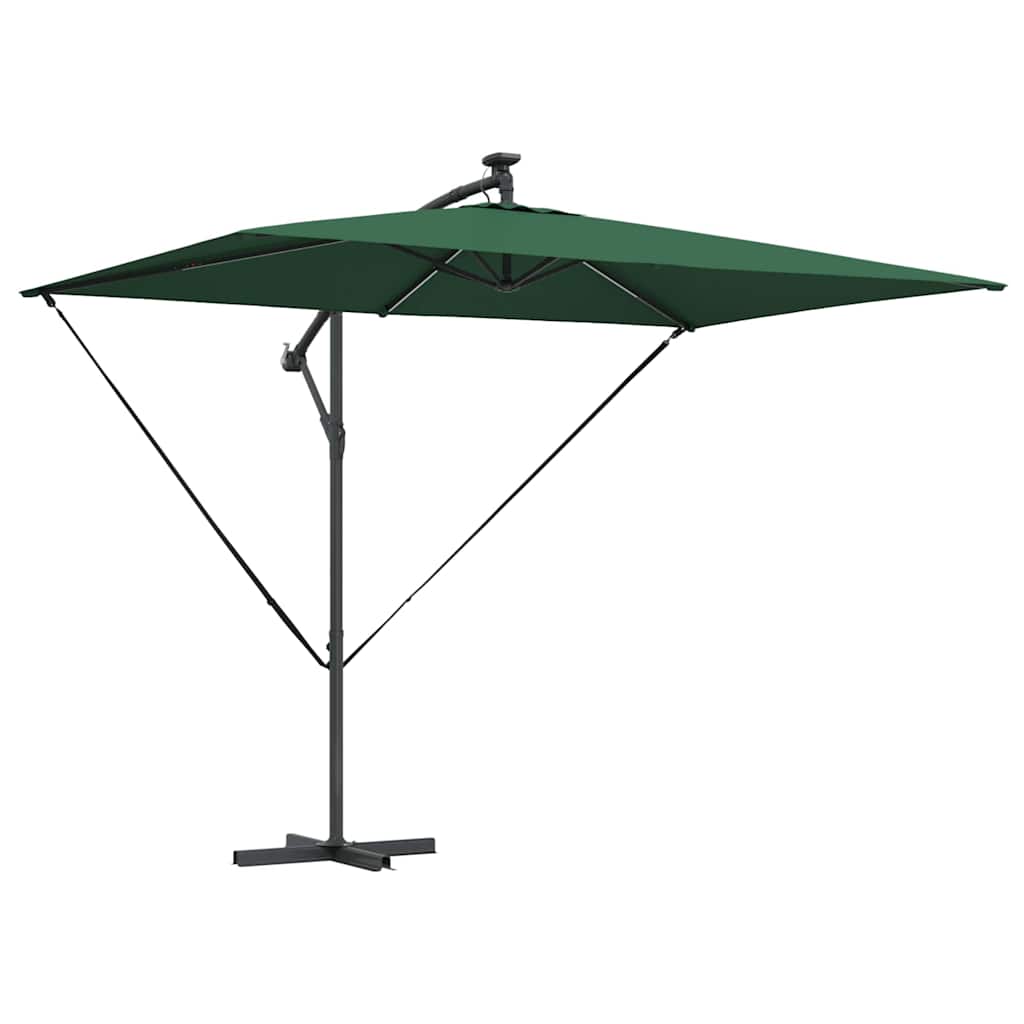 Guarda-sol de Bananeira Cantilever Verde 294 x 200 x 254 cm