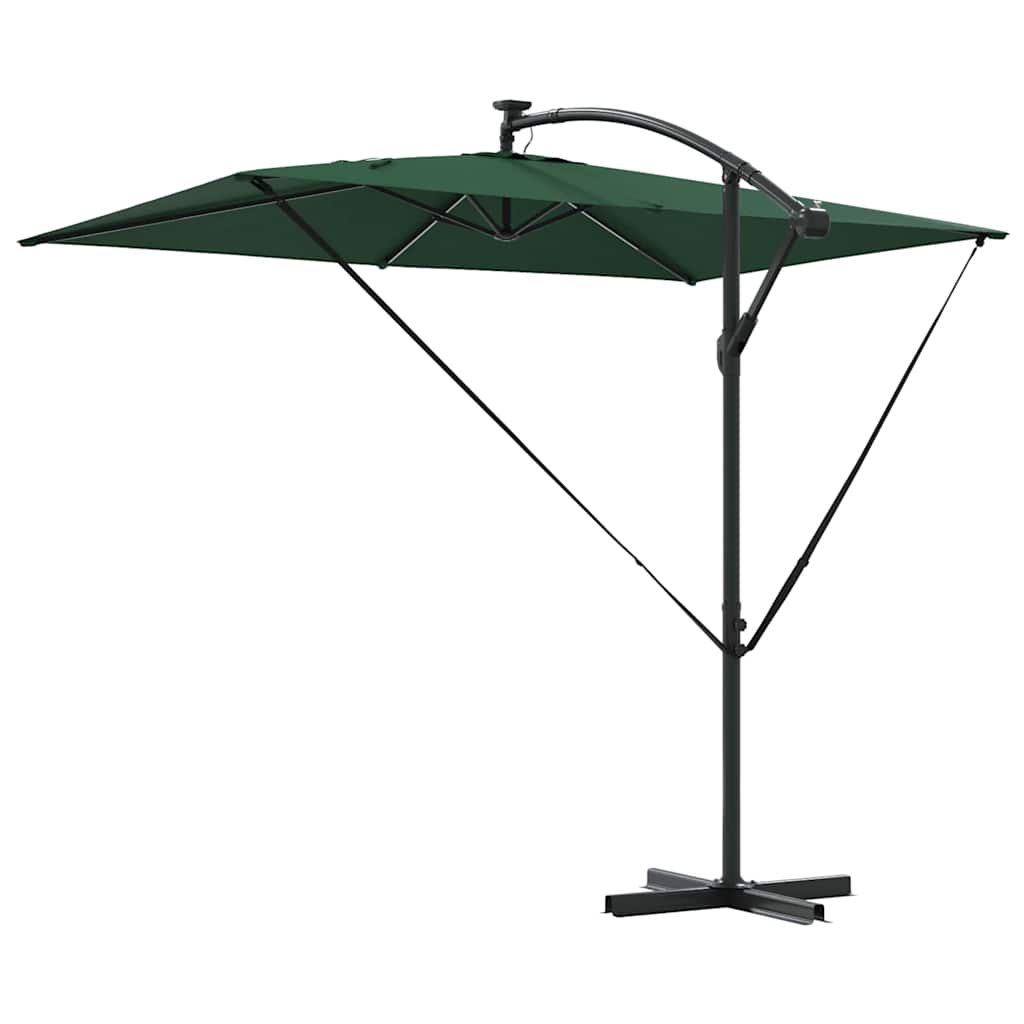 Guarda-sol de Bananeira Cantilever Verde 294 x 200 x 254 cm