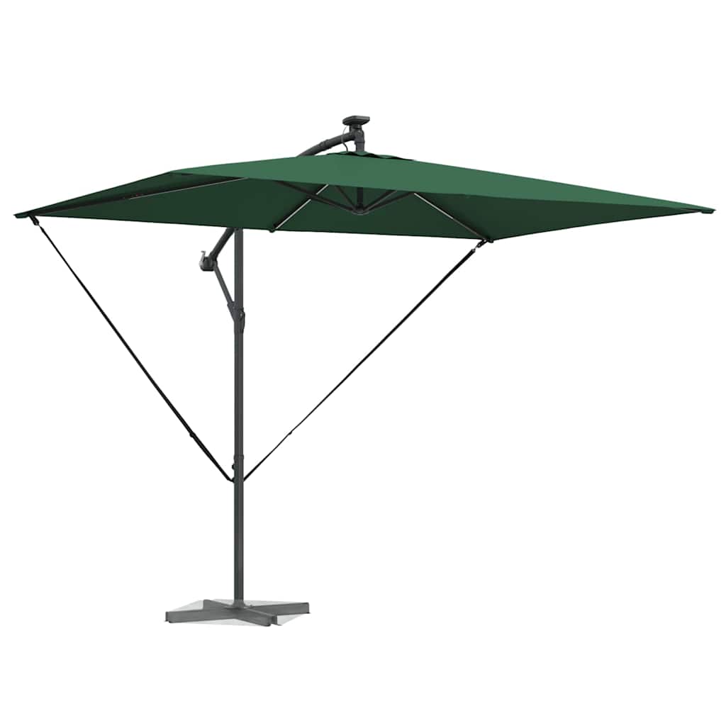 Guarda-sol de Bananeira Cantilever Verde 294 x 200 x 254 cm