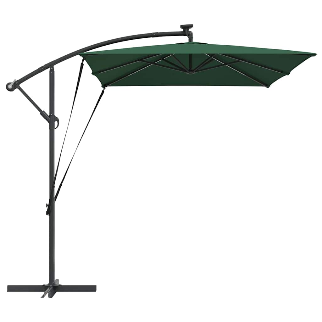 Guarda-sol de Bananeira Cantilever Verde 294 x 200 x 254 cm