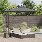 Guarda-sol de Bananeira Cantilever Antracite 249 x 249 x 250 cm