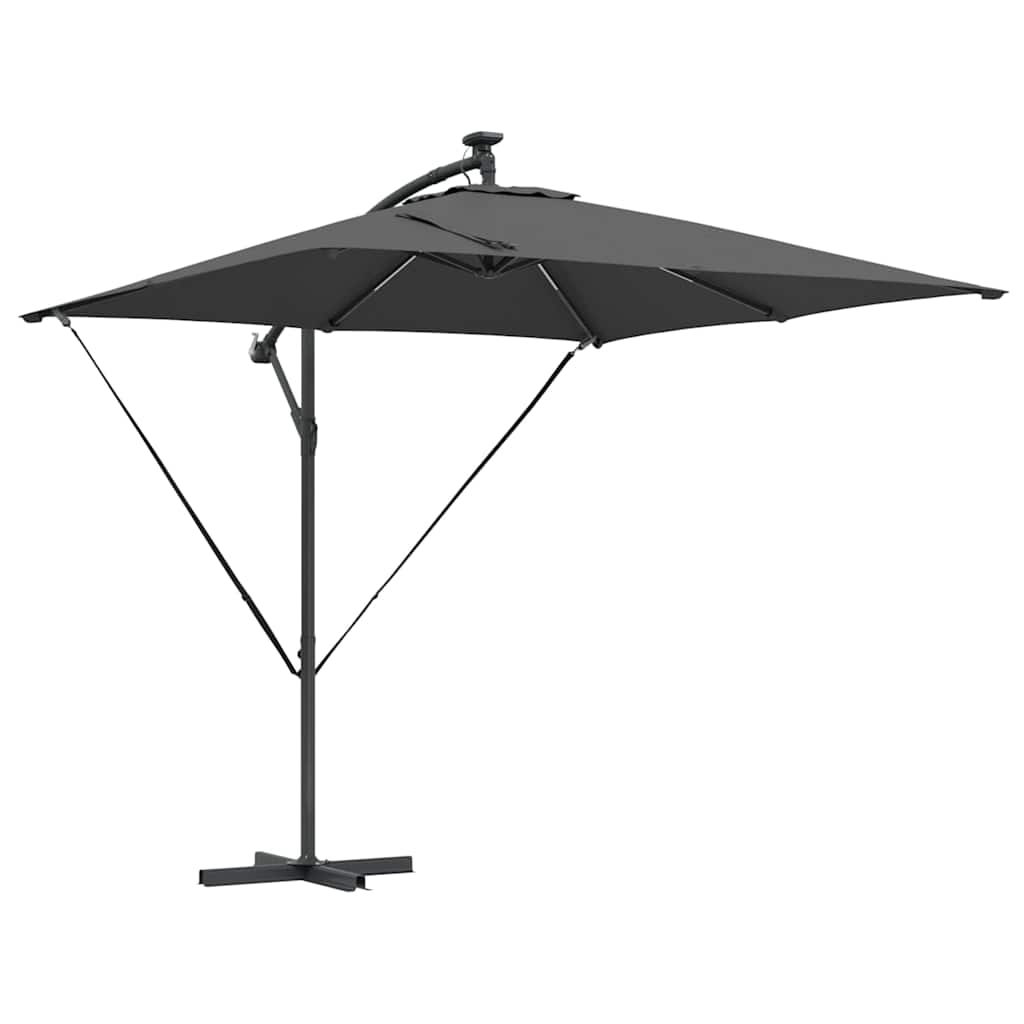 Guarda-sol de Bananeira Cantilever Antracite 249 x 249 x 250 cm
