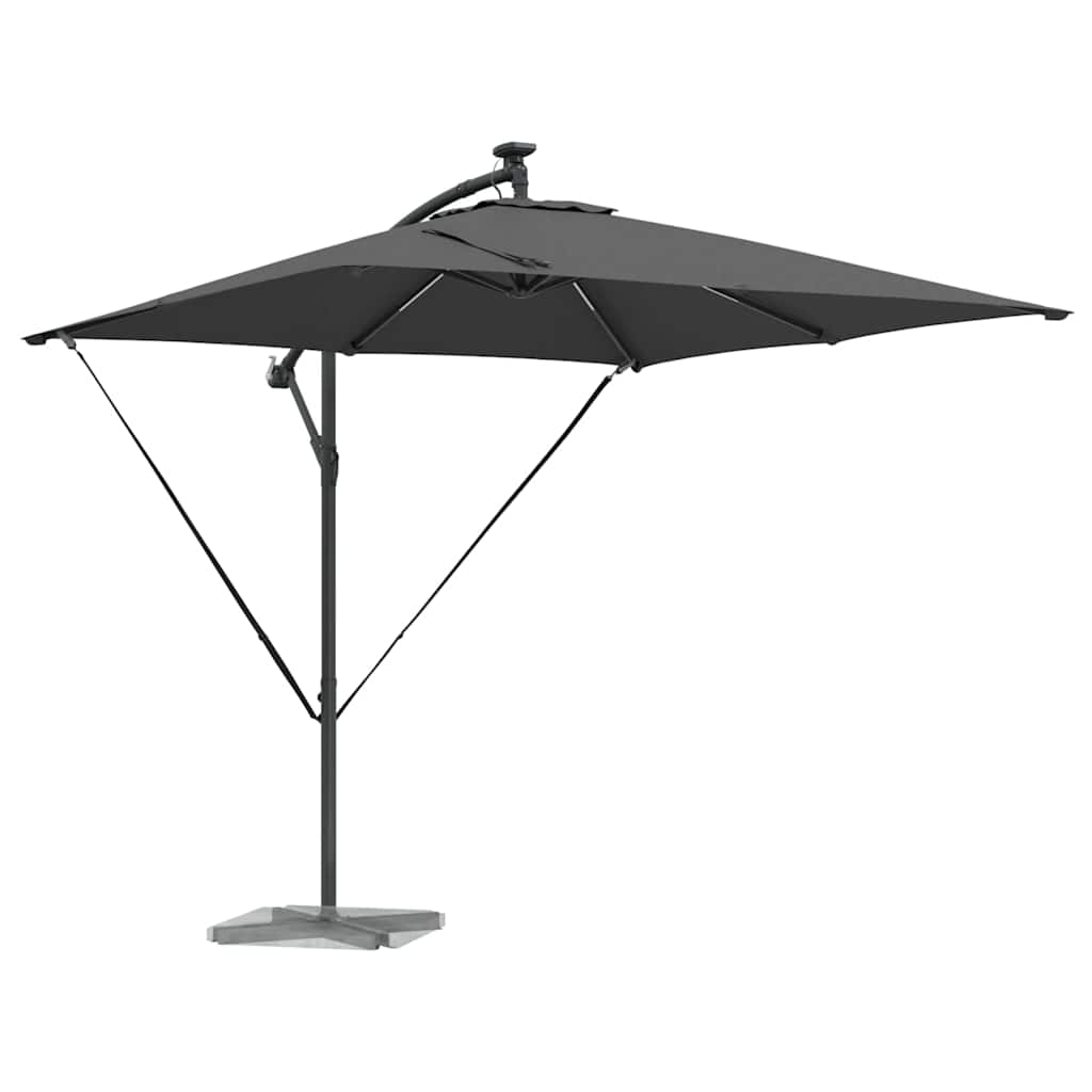 Guarda-sol de Bananeira Cantilever Antracite 249 x 249 x 250 cm