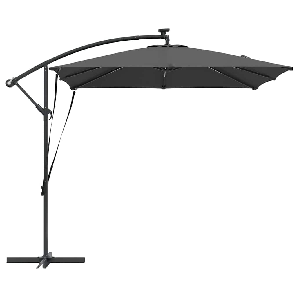 Guarda-sol de Bananeira Cantilever Antracite 249 x 249 x 250 cm
