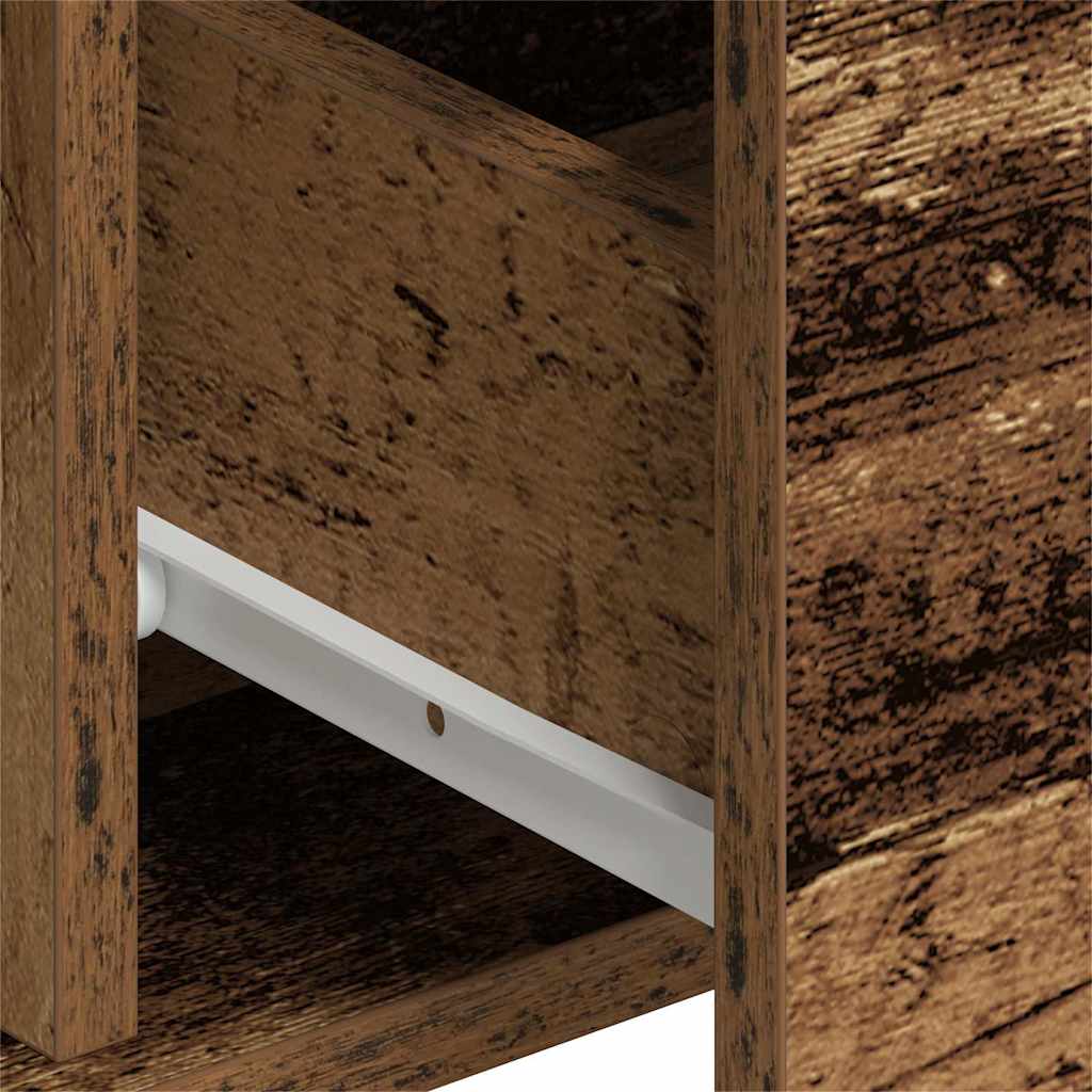 Aparadores com gaveta 2 pcs Madeira antiga 60 x 31 x 84 cm