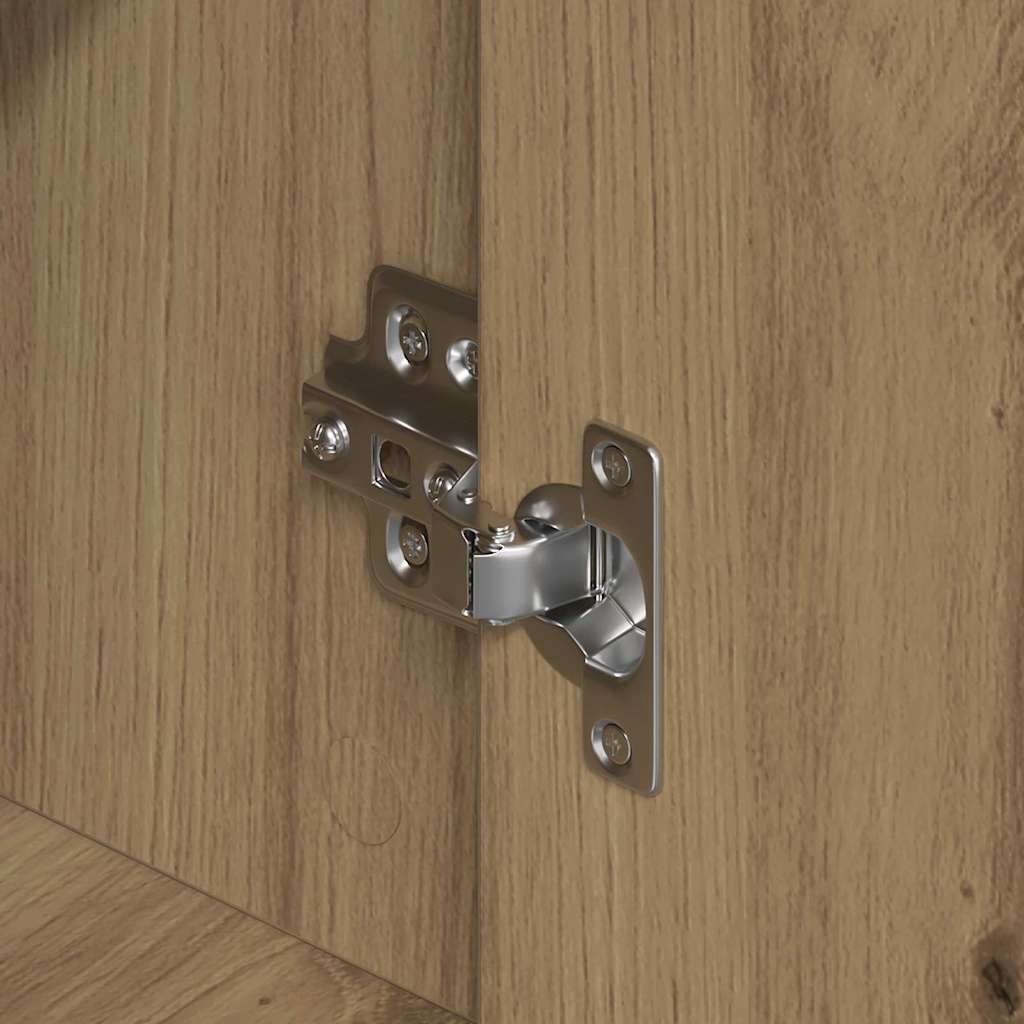 Aparadores com gaveta 2 pcs carvalho artisiano 60 x 31 x 84 cm