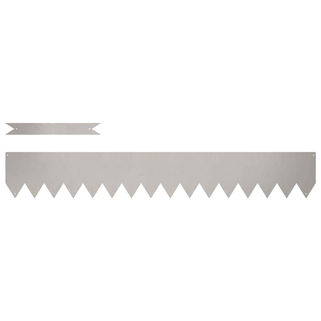 Acabamento para Gramado 50 pcs Castanho 100 x 0.05 x 20 cm