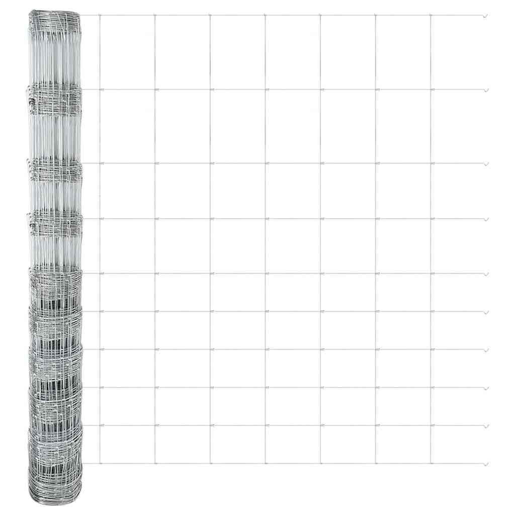 Cerca de campo Cinzeto 1.2 x 10 m Aço